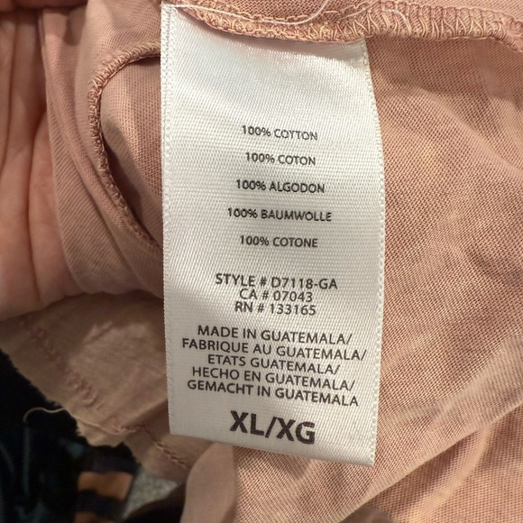 Eri + Ali Anthropologie Blush Sun-Washed Asymmetrical Peplum Boho Women's Top - Picture 9 of 11